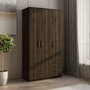 Hanah Home Armario Merlin - Walnut